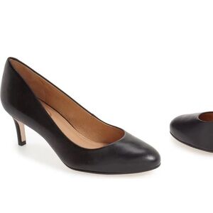 Corso Como Linnden Leather Pump in Black Size 7.5